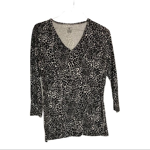 JONES NEW YORK SPORT, Women’s,Leopard print top - Picture 1 of 7